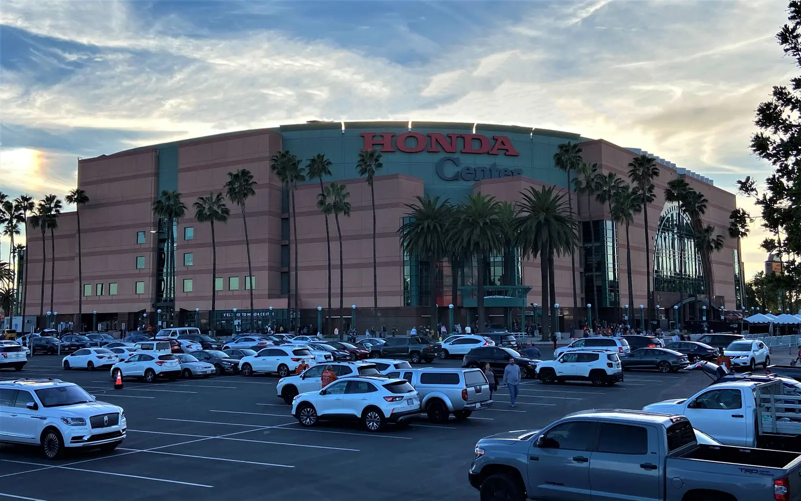 Honda Center in Anaheim before an event